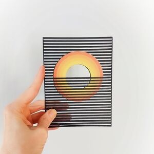 Retro Modern Art Wall Hanging BNIP Steel